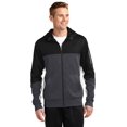 thumbnail image 1 of Chaqueta con capucha y cremallera completa Sport-Tek® Tech Fleece Colorblock. ST245 deporte-tek ST245, 1 of 1