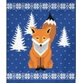 thumbnail image 4 of Old Glory Mens Big Fox Ugly Christmas Sweater Long Sleeve Sweatshirt, 4 of 6