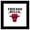 Black Framed Version, variant on Gallery Pops NBA Chicago Bulls - Global Logo Wall Art, Unframed Version, 12" x 12"