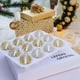 thumbnail image 5 of Adornos navideños LÈFERS de cristal transparente, 12 unidades, 5 of 5