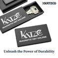 thumbnail image 7 of 3-Pack Magnetic Key Lock Box by Katzco - Hide a Spare Key - 1.25 x 2.75 in Strong Magnet Case for Car, Home, Outdoor Use - Discreet Storage for Emergency Access - Black, 7 of 7