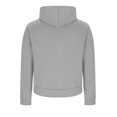 thumbnail image 6 of AGWOLF Womens Full Zip Up Hoodies Fashion Solid Basic Long Jacket Coat Drawstring Long Sleeve Hooded Sweatshirts with Pockets, 6 of 7