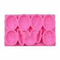 thumbnail image 1 of adviicd Silicone Of The Rabbit Cake Baking Tool Mould Baking Tray Silicone Fondant Cake Decor Pink,One Size, 1 of 3