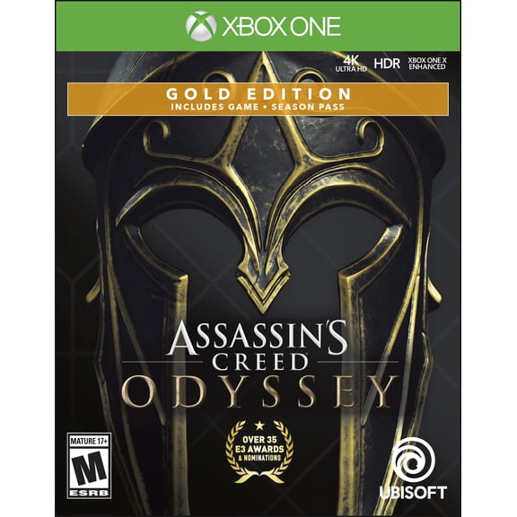 Assassin's Creed Odyssey Steelbook Gold Edition, Ubisoft, Xbox One, 887256035921