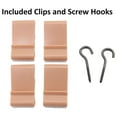 thumbnail image 5 of Brown Cordless Bamboo Slat Roll Up Blind with Privacy Backer Liner - 30-Inch Wide by 72-Inch Long, 5 of 6