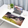 thumbnail image 6 of Desk Mat,Black Friesian Horse Extended Gaming Mouse Pad for Office Work & Game,Computer Keyboard Mouse Mat Desk Non-Slip Rubber Base Large Mousepad with Stitched Edges, 31.5x15.7inch, 6 of 6