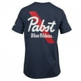 thumbnail image 3 of Hooey Men's Pabst Blue Ribbon Graphic Blue T-Shirt HT1638NV, 3 of 3