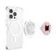 thumbnail image 3 of PopSockets PopGrip lindo gato negro con flor de cerezo japonés rosa, 3 of 5