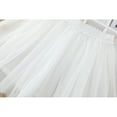 thumbnail image 4 of Tutus for Baby Girls 18-24 Months Solid Color Pleated Mesh Skirts Princess Ballet Dance Performance Dresses Holiday Party Dresses Tutu Skirt White 4-5 Years, 4 of 5