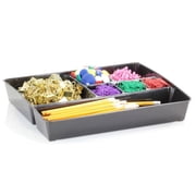 Officemate Deep Drawer Organizer Tray, 8 Compartments, 2 1/4H x 15 1/8W x 11 1/2D, Black
