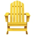 thumbnail image 2 of VidaXL Solid Print Fir Wood Outdoor Weather Resistant Rocking Chair, Blue, 2 of 43