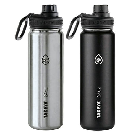 stainless steel bottle thermoflask insulated water 24oz takeya pack walmart