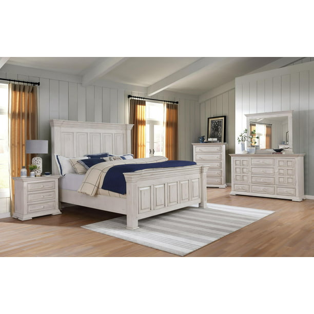 Bed Mirror Dresser Nightstand Furniture, Tall Headboard King Bedroom Set