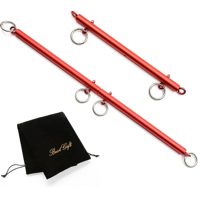 Barre d'Écartement Réglable 2 Rouges avec Sac Kit d'Entraînement Entraînement Physique
