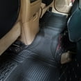 thumbnail image 6 of TeqHome Black Rubber Car Floor Mats - All Weather Deep Dish Automotive Floor Mats, Heavy Duty Trim to Fit Design, Front & Rear Liners for Cars Truck Van SUV, 6 of 8