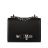 Pre-Owned Alexander McQueen Jewelled Crossbody Bag Calf Leather Black