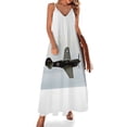 thumbnail image 1 of Vestido sin mangas Flying Tiger Airplane P-40 Warhawk, vestido suelto para mujer, ropa para mujer, vestido largo, vestidos de manga larga para mujer, 1 of 7