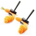 thumbnail image 4 of HOT! Multifunctional Cucumber Carrot Curler Sharpener Spiral Grater Peeler Slicer Vegetable Planer Kitchen Helper, 4 of 4