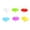 D, variant on 6 Pack Cute Umbrella Silicone Glass Charms, Drink Cup Markers Glass Identifiers for Party Bar Table Decor