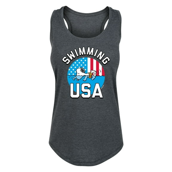 Peanuts - USA Swimming - Women's Racerback Tank