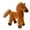 Brown, variant on Gqtwoy Hanging Leg Horse Doll Toy Big Eyes Cute Horse Plush Pillow Gift, Soft Material, Multi-functional Use, Safe for Pets, Adorable Home Decoration