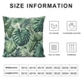 thumbnail image 5 of GOSMITH Palm Leaf Throw Pillow Covers Green Tropical Leaves Decorative Couch Pillow Case Outdoor Farmhouse Sofa Cushion Cover Modern Decor for Bed Living Room, 5 of 5