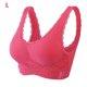 thumbnail image 1 of Sonducket Fitness Bra Mujeres Wireless Push Up Lace Design Sujetador deportivo Yoga Ajustable Chica Ropa interior Ropa interior rojo L Sonducket AP000517-24, 1 of 1