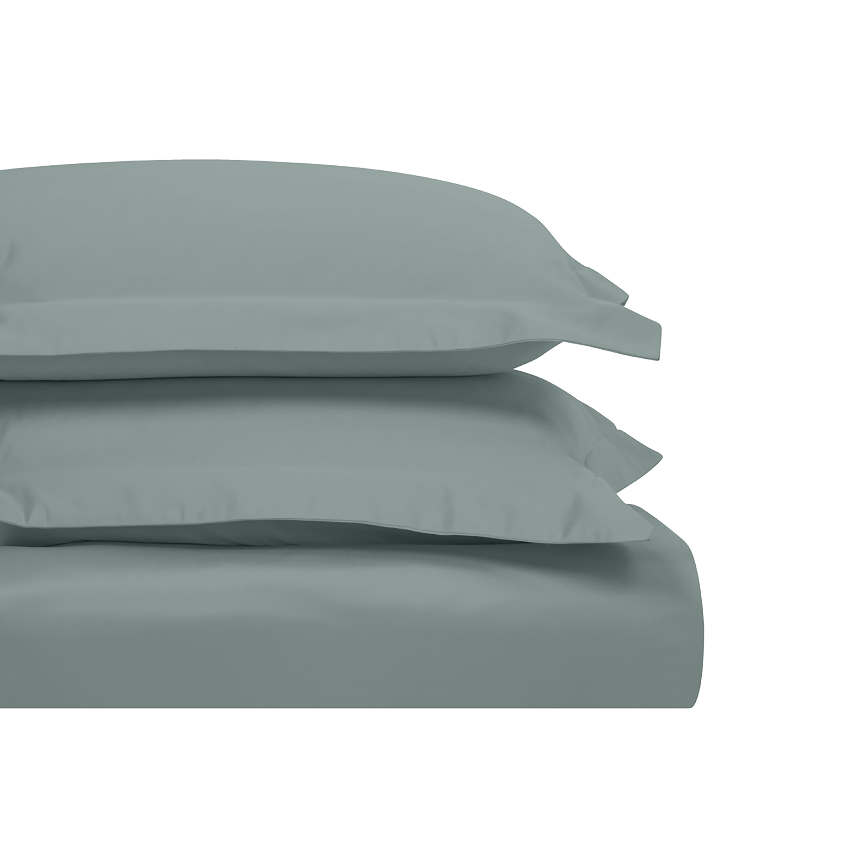 Superior Egyptian Cotton 1200 TC Solid Teal Duvet Set, King/California King