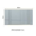 thumbnail image 2 of Alacena Gabinete Superior Cocina Madesa Lux 60cm Marrón/Gris, 2 of 5