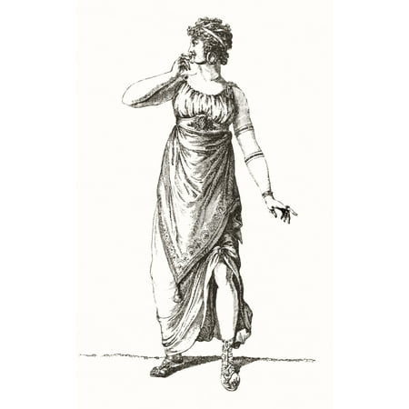 - Madame Tallien in Grecian costume Th Canvas Art - Ken Welsh Design Pics (11 x 17)
