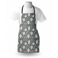 thumbnail image 3 of Floral Apron Cottage Daisy Petals Field Summer Gardening Theme Chamomile Flourish, Unisex Kitchen Bib Apron with Adjustable Neck for Cooking Baking Gardening, Grey Coconut Sage Green, by Ambesonne, 3 of 3