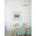 thumbnail image 3 of Marmont Hill Icy Blue Crab Framed Wall Art, 18" x 18", 3 of 4