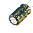 thumbnail image 3 of Condensador electrolítico radial de aluminio bajo ESR 220uF 16V 6.3x11mm 50pcs, 3 of 3