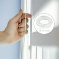 thumbnail image 6 of 1pcs Blind Chain Connectors,Plastic Roller Blind and Roman Shade Blind Beaded Chain Cord with 4pcs Mating Connectors,4.5mm Roller Blind Chain Beaded Pull Chain Extension Repair Fittings(5m,White), 6 of 7