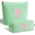 thumbnail image 1 of Bolsa de cosméticos Btffitting Bolsa de maquillaje personalizada verde, 1 of 7