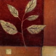 thumbnail image 2 of Salemink-Roos, Ursula 12x12 Black Ornate Wood Framed with Double Matting Museum Art Print Titled - Crimson Leaf Study I, 2 of 4