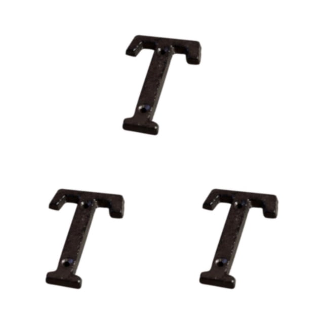 Advancent Letrero de casa con letras de Metal impecable, placa de puerta fácil de instalar, duradera y resistente al óxido, B17--T Type1 NO1