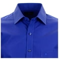 thumbnail image 3 of Monsieur Camisa de Vestir Regular Fit  Azul Rey, 15.5" Cuello 34" Manga Monsieur 13052L, 3 of 4