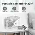 thumbnail image 5 of Walkmens Cassette Player Recorders FM AM Radio, Cassette Tape Player Portable Records to MP3 Converter, Built-in Microphone & Speaker, 3.5mm Headphone Jack, Suitable for Outdoor Jogging, Camping, 5 of 14