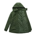 thumbnail image 6 of Women's Lightweight Winter Parka Jacket, Waterproof Windproof Hooded Coat with Multiple Pockets for Cold Weather, Daily Commute & Outdoor Activities, 6 of 8