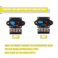thumbnail image 5 of 2X 300A Circuit Breaker Resettable Circuit Breaker 300 Amp Resettable Circuit Breaker Manual Reset Button for Car Audio, 5 of 7