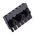 thumbnail image 2 of 1 Set 6 String Saddle Headless Guitar Bridge Tailpiece Black for Electric Guitar Parts Replacement, 2 of 5