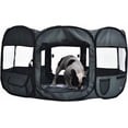 thumbnail image 1 of Parc de Voyage Souple Portable pour Chien x x es Gris, 1 of 9