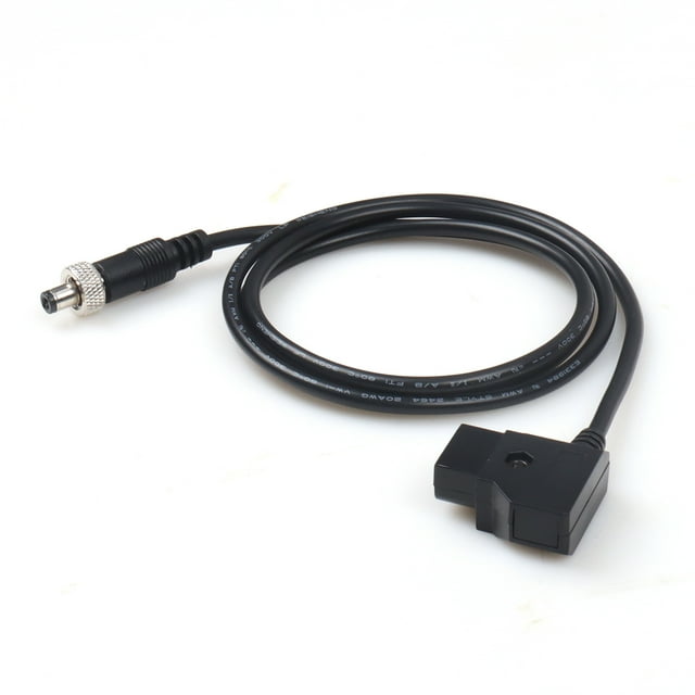 PIX-E7 7 Écran Tactile Power Tap D-Tap vers Dc5521 Mâle Câble Spiralé à Ressort DC 2.5mm pour Appareils Vidéo
