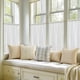 thumbnail image 3 of Cortinas Jinchan de Lino para Cocina 66x114 cm Blanco 2 Paneles, 3 of 9