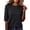 Black, variant on Womens Short Sleeve Lace Trim Tops Crew Neck Casual Work Blouses Summer 2026 Trendy Loose Fit Lightweight T Shirts Dressy Vacation Clothes, Khaki, M