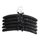 thumbnail image 2 of Perchas Acolchadas de Satén Grandes de 15 Pulgadas, Perchas de Seda para Vestidos de Novia, Abrigos, Trajes, Blusas (Negro, Paquete de 15), 2 of 5
