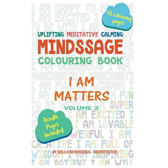 Mindssage Colouring Book Travel Size: I Am Matters