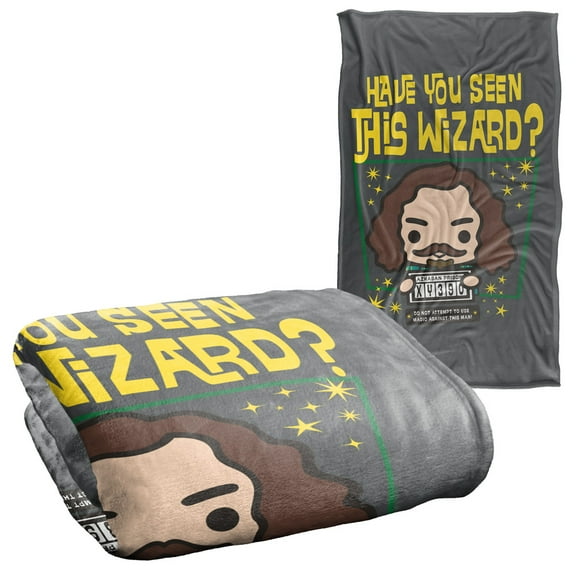 Harry Potter Have You Seen This Wizard? Sirius Black Chibi Silky Touch Super Soft Throw Blanket 36" x 58"