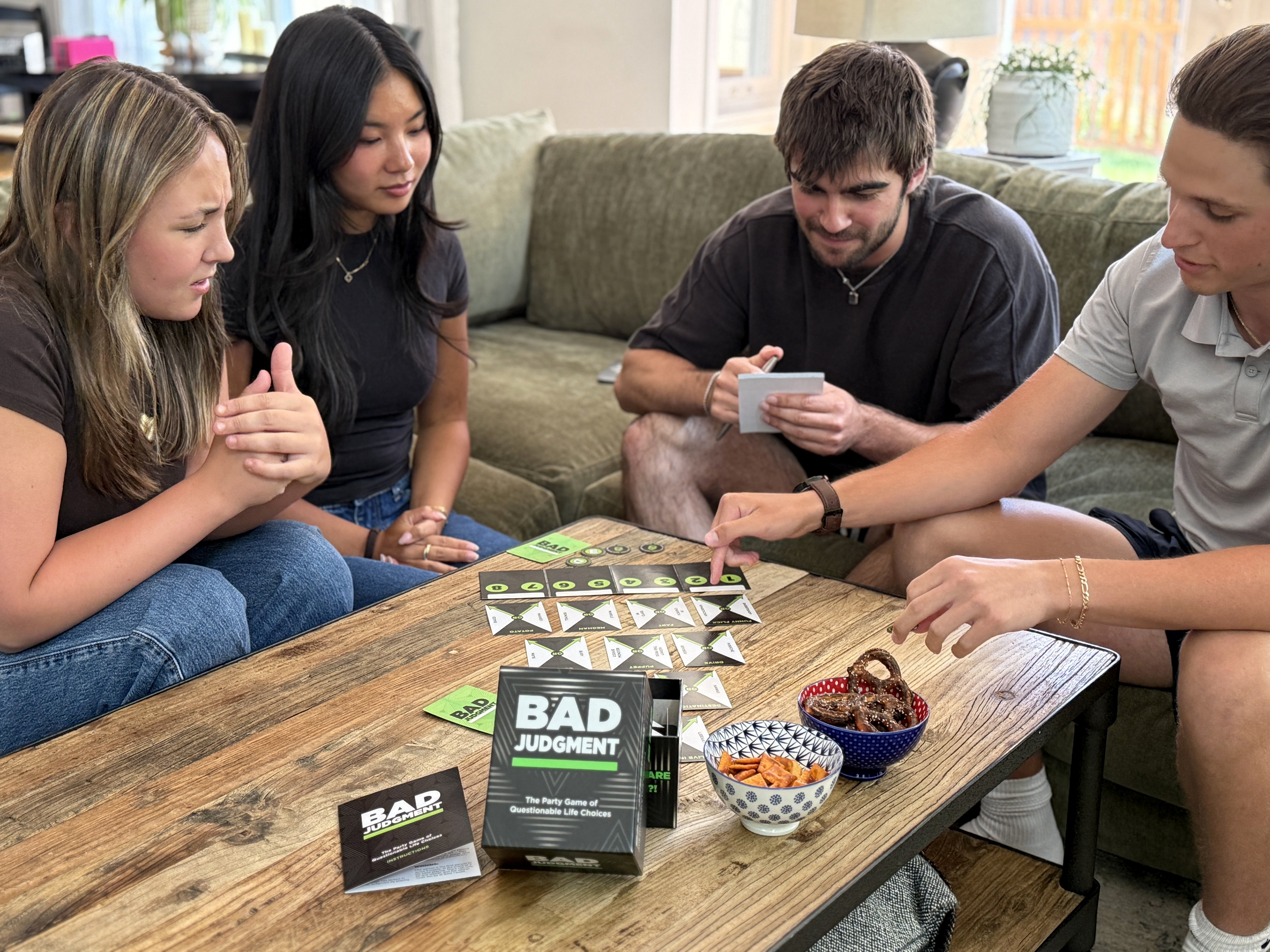 Bad Judgement - Adult Card Game for Friends, Families, Fun Parties, College Students & Board Games Night with Your Group
